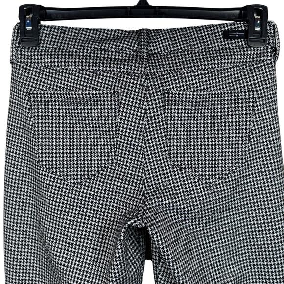 Liverpool SZ 4/27 Skinny Leg Pants Houndstooth Stretch Mid-Rise Zip-Fly Pockets - Picture 5 of 11
